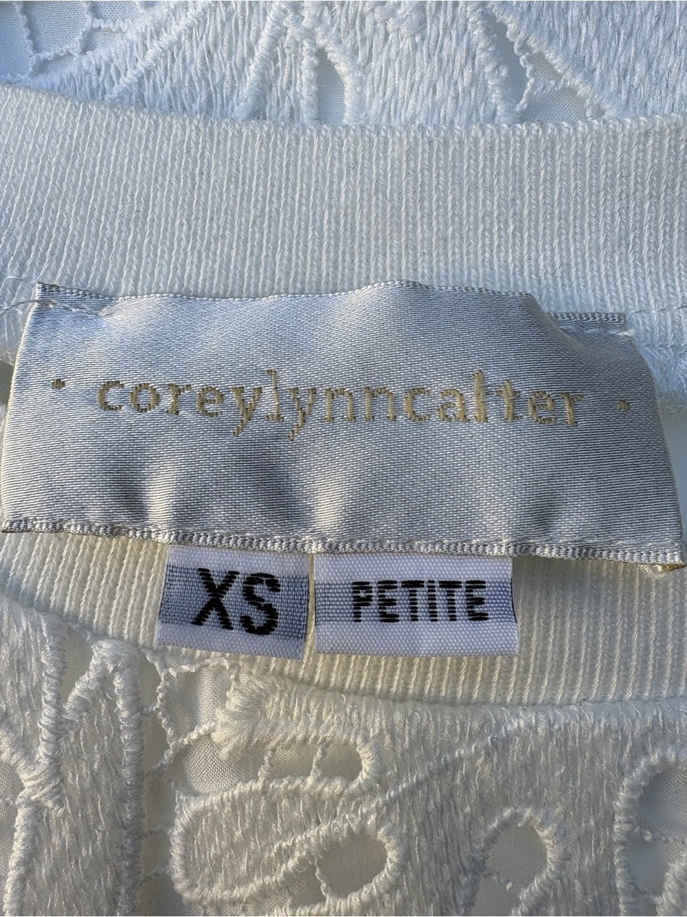 Corey Lynn Calter/Anthropologie "Tina Lace" blouse - size XS Petite - Picture 2 of 4